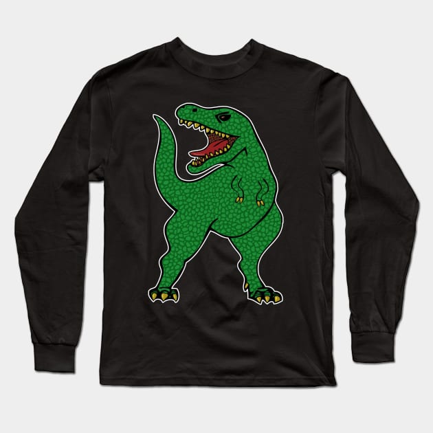 T-Rex Long Sleeve T-Shirt by headrubble